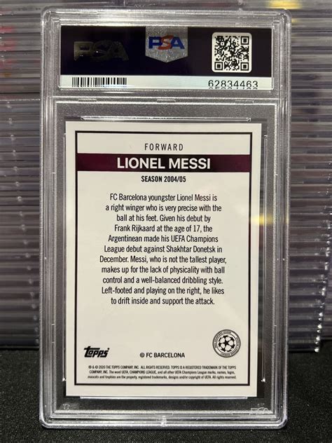 Topps The Lost Rookie Cards Lionel Messi Fc Barcel