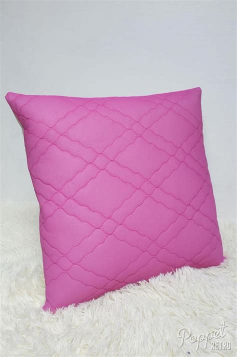 Purple (sort of) Quilted Retro Cushion Cover | Poppet Retro