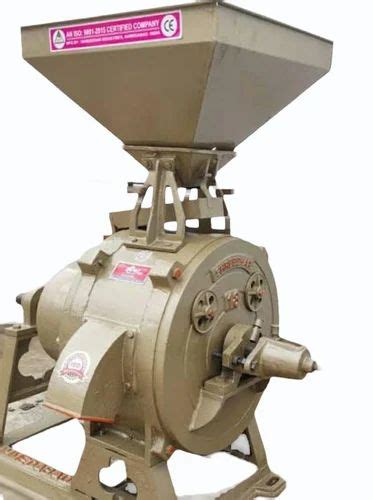 Mild Steel Vertical Flour Mill 16 Inch Atta Chakki Machine For