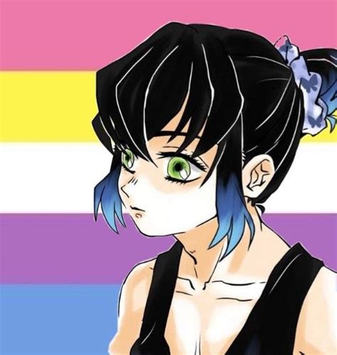 Inosuke Hashibira Bigender Flag Pride Icon