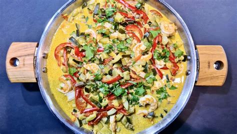 Mariatotal Curry De Crevettes Aux Courgettes