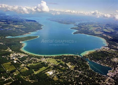 Lake Charlevoix Looking South East In Charlevoix County Photo 5564