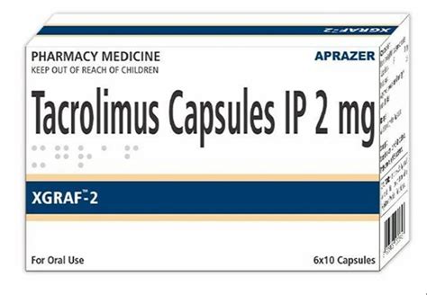 Tacrolimus Mg Ip Capsule At Rs Stripe Pharmaceutical Tablets In