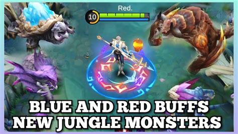 Blue And Red Buffs New Jungle Monsters Map Mobile Legends Bang Bang