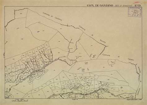 N Mappe Catastali D Italia Provincia Di Bergamo Foglio B