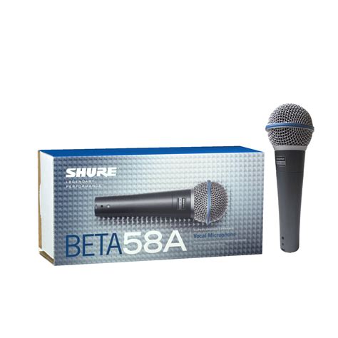 Audio En Vivo Shure BETA 58A Microfono Dinamico Supercardioide