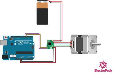 Interfacing A4988 Stepper Motor Driver with Arduino - Electropeak