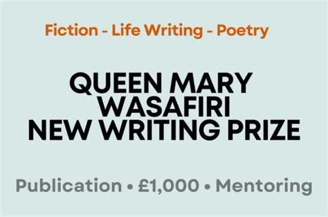 African Writers Can Enter For The 2022 Queen Mary Wasafiri New Writing