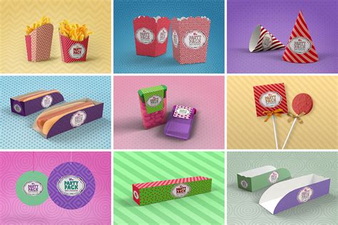 Free Party Pack Sample Mock Up Template Behance