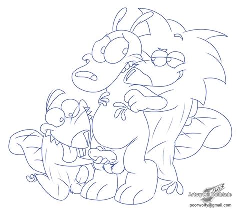 Rule 34 Angry Beavers Beaver Daggett Gay Interspecies Male Male Only Norbert Rocko Rocko S