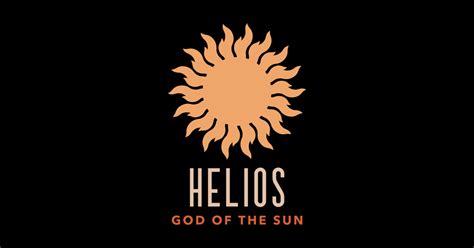 Helios Greek God Of The Sun Symbol Helios Sticker TeePublic