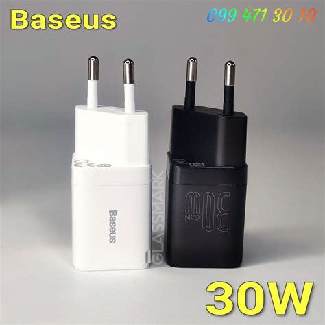 Зарядный блок Baseus 30W Type C 3A, зарядка блочок базеус 30 Ват: 675 ...