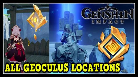 Genshin Impact All Geoculus Locations For Statue Of The Seven Upgrades