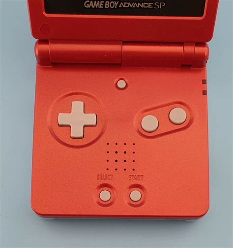 Nintendo Gameboy Advance SP Rot Silber Konsole Handheld Spielkonsole