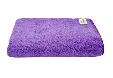 Softspun 900 Gsm Microfiber Double Layered Cloth Towel Set Extra Thi