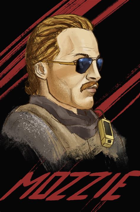 Portrait of Mozzie, my favorite op! Hope you guys appreciate it. : r