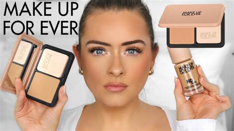 NEW MAKEUP FOREVER HD SKIN MATTE VELVET POWDER FOUNDATION REVIEW YouTube