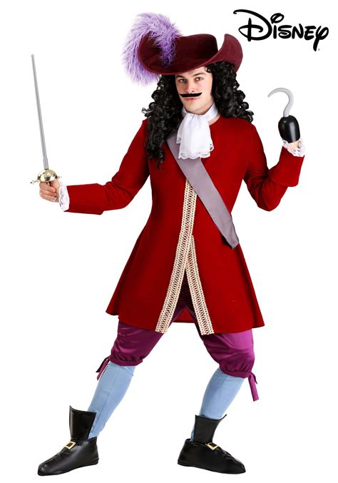 Adult Deluxe Disney Captain Hook Costume | Disney Costumes