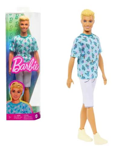 Barbie Boneco Ken Loiro Fashionista 211 Mattel Frete grátis