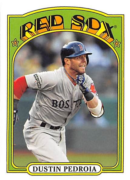 Dustin Pedroia baseball card (Boston Red Sox World Series Champion ...