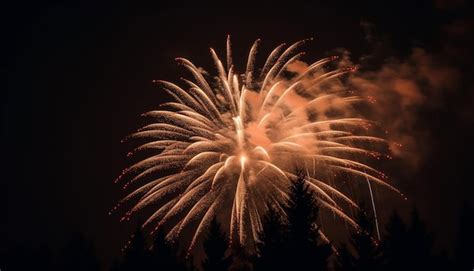 Premium Ai Image Vibrant Colors Exploding In A Firework Display