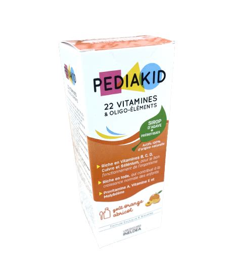 PEDIAKID 22 VITAMINES - Pharmacie du Bocage