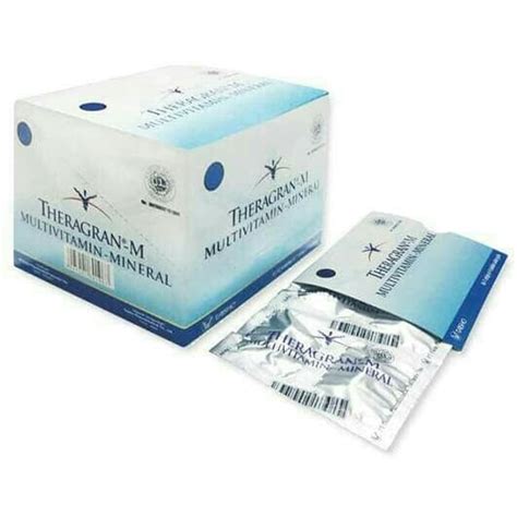 Theragran M S Tablet Multivitamin Dan Mineral Vitamin Daya Tahan