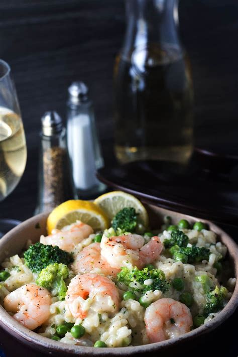 Easy Lemon Shrimp Risotto - a quick and easy risotto you'll love