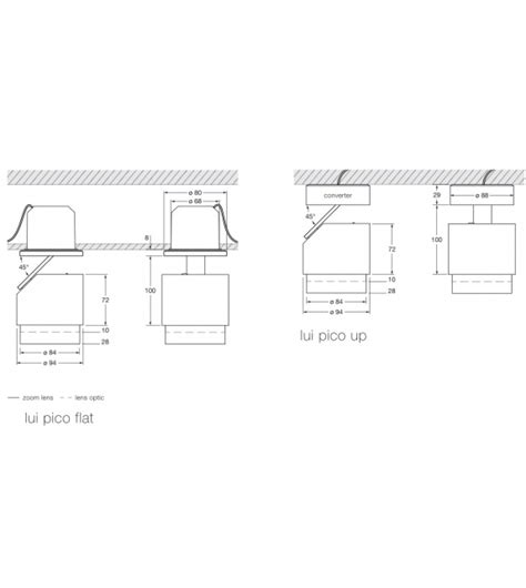 Lui Pico Occhio Wall Ceiling Spotlight Milia Shop