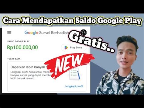 Cara Mendapatkan Saldo Google Play Gratis Terbaru 2023 YouTube