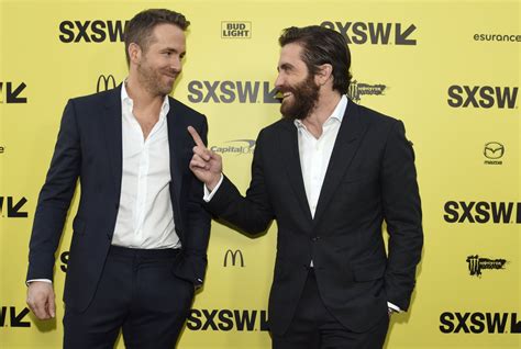 Ryan Reynolds And Jake Gyllenhaal At Sxsw March 2017 Popsugar Celebrity