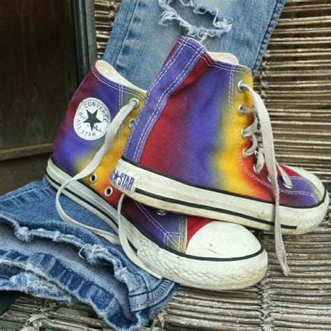 Converse Rainbow Chuck Taylor High Tops Converse Converse Chuck Taylor High Top Sneaker