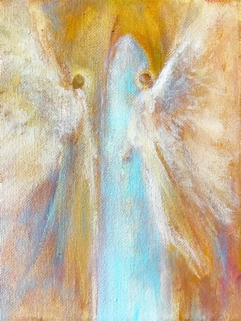 Angels coming to Earth Painting by Marija Schwarz - Fine Art America