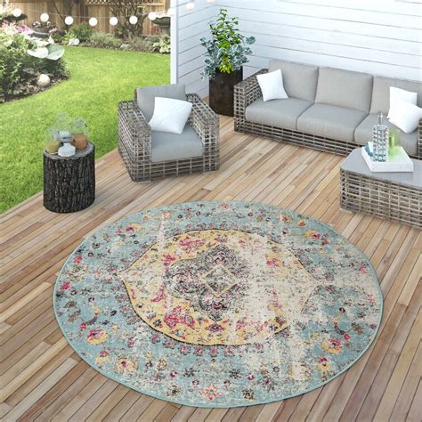 Latitude Vive Replay Oriental Machine Woven Light Blue Area Rug