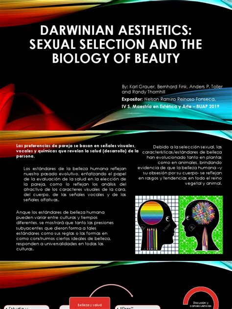 Darwinian Aesthetics Sexual Selection And The Biology Of Beauty Pdf Selección Sexual Belleza