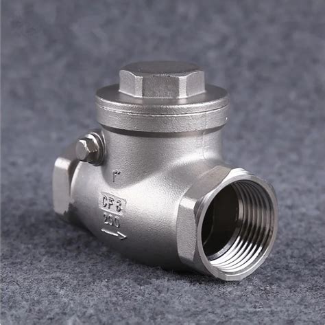 DN15 1 2 BSP Female Thread 304 Stainless Steel Swing Check Valve Non