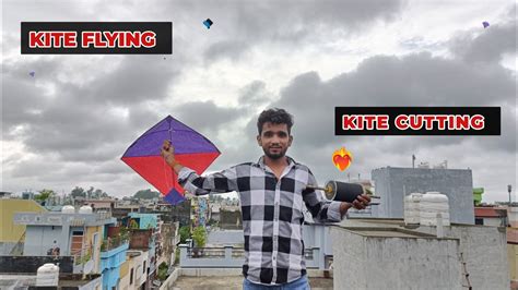 Kite Cutting With Tricks Kites Vlogs Kite Flying Kite Fighting