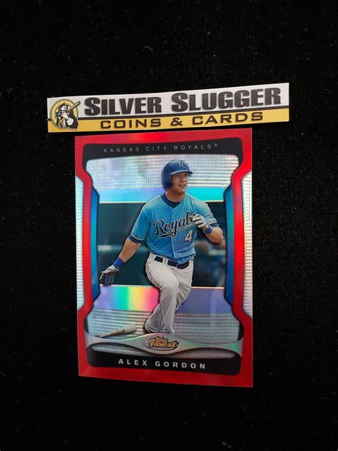 Alex Gordon Topps Finest Red Refractor Kansas City Royals