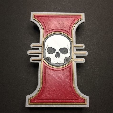 Warhammer 40k Imperium Inquisition Emblem Badge 3d Model 3d Printable