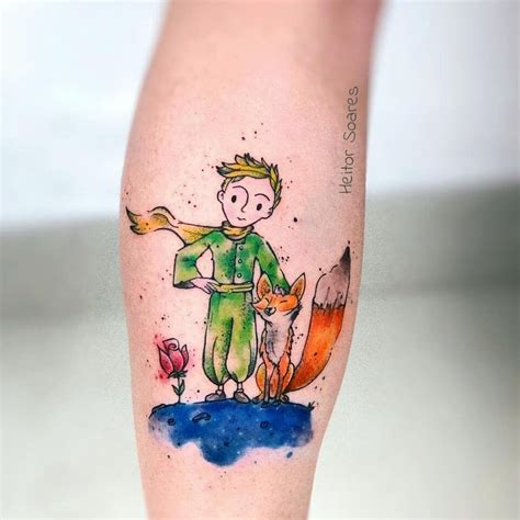 Tatuagem do Pequeno Príncipe 30 desenhos perfeitos para quem é fã em