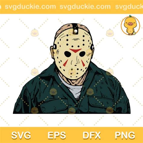 Jason Voorhees Mask Svg Horror Mask Svg Jason Voorhees Halloween Svg