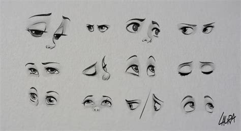 Disney eyes practice by dennia on DeviantArt