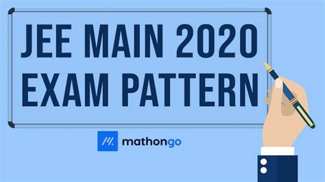 JEE Main 2020 Exam Pattern – MathonGo