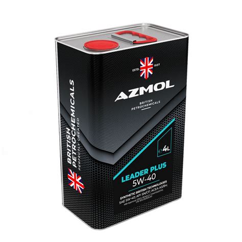 Масло моторное AZMOL LEADER PLUS 5w40 4л (кан.мет.)