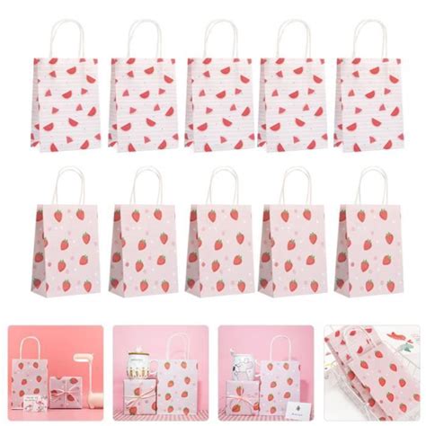 10 pcs sacs de rangement de bonbons de dessin animé pratiques pour