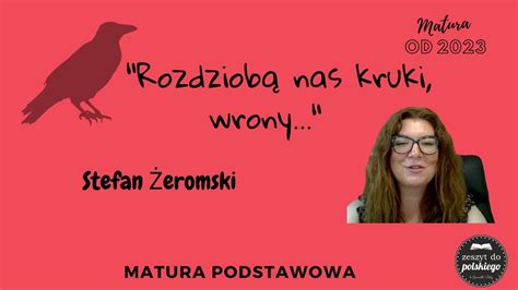 Zeszyt do polskiego Rozdziobią nas kruki wrony Stefan