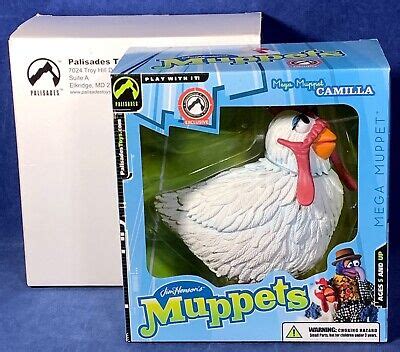 MEGA MUPPET CAMILLA CHICKEN Muppets PALISADES 6.5 Action Figure