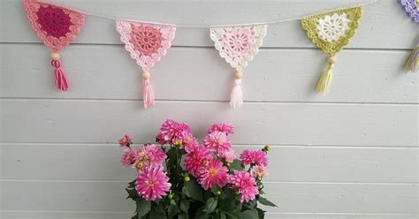 Crochet bunting