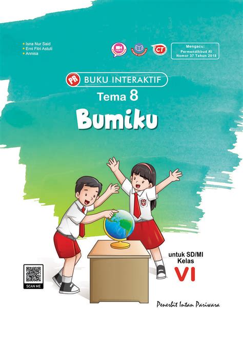 Buku Interaktif Pr Kelas Vi Tema Bumiku Sd Mi Intan Pariwara