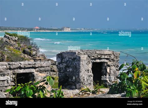 Mayan ruins at Tulum Quintana Roo Mexico Stock Photo - Alamy